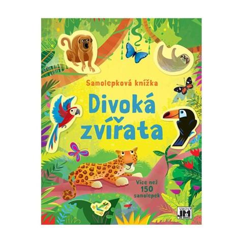 Divoká zvířata - samolepková knížka