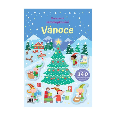 Vánoce - moje první samolepkování