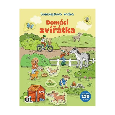Samolepková knížka - Domácí zvířátka