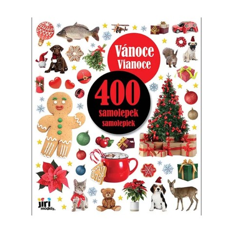 400 samolepek Vánoce