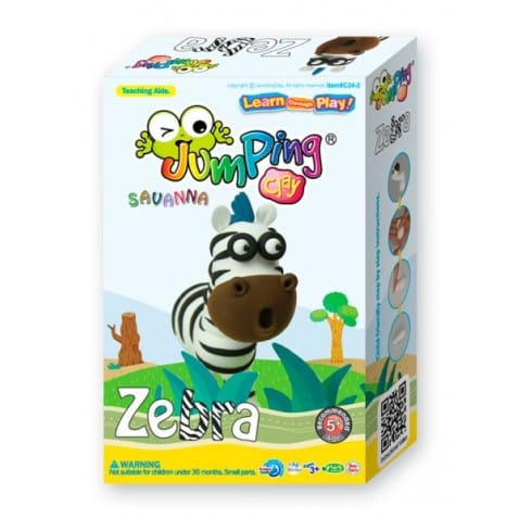 Modelovací hmota Savana - Zebra