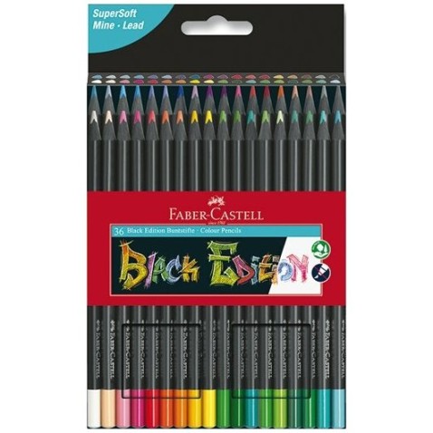 Pastelky Faber-Castell Black Edition 36 barev