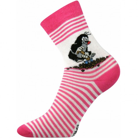 Ponožky Krtek růžové
