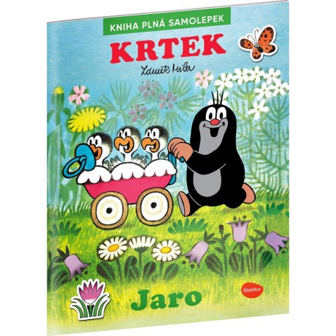 Krtek a jaro - kniha samolepek