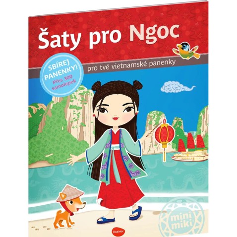 Šaty pro Ngoc - Kniha samolepek