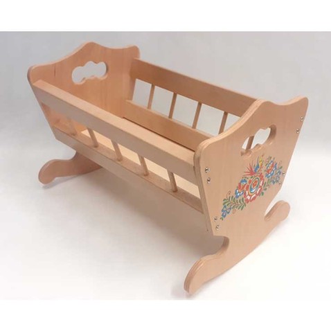 Kolébka pro panenky dřevěná