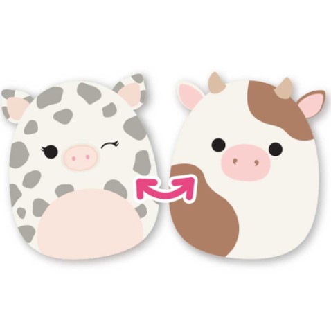 SQUISHMALLOWS 2v1 prase Rosie a kravička Ronnie