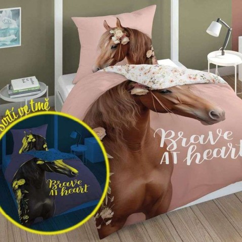 Povlečení pro děti Kůň Romantic Heart