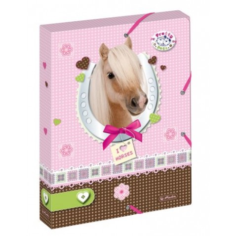 Box na sešity A4 Pretty Pets kůň