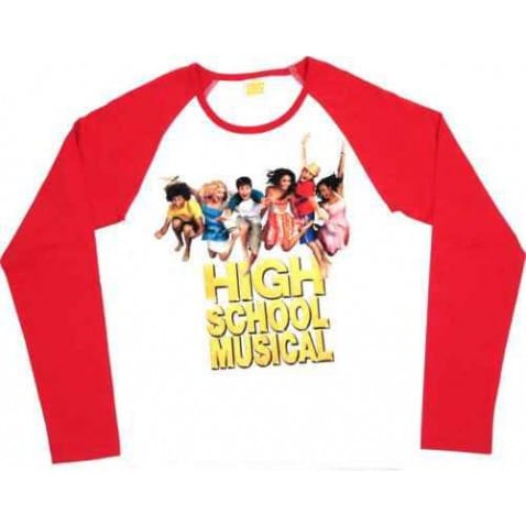 Tričko High School Musical  červeno - bílé