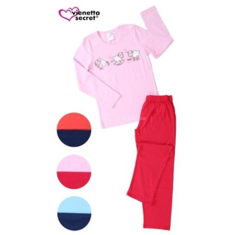 Dětské pyžamo dlouhé Malé ovce 9/10 let