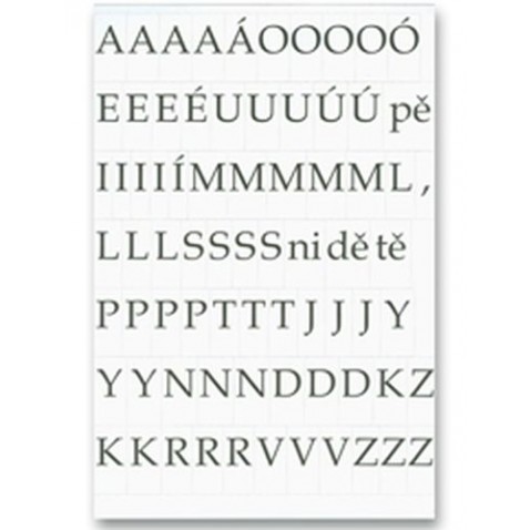 Sada písmen - slovenská abeceda