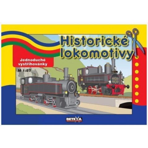 Vystřihovánky Historické lokomotivy