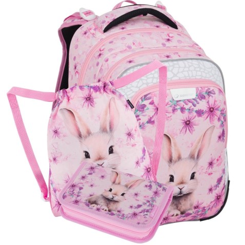 Batoh do školy dívčí Bagmaster LUMI 25 A, malý set
