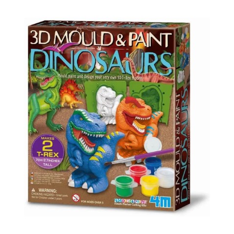 Sádrové odlitky - 3D dinosauři