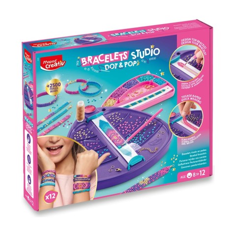 Kreativní sada Maped Creativ Bracelets Studio Dot & Pop - výroba náramků