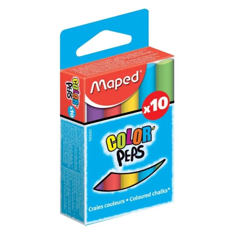 Barevné školní křídy Maped - 10ks