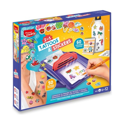 Kreativní sada Maped Creativ Tattoo & Sticker - tetování a samolepky