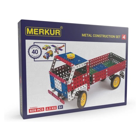 Merkur 4 - Stavebnice, 609 dílů, 40 modelů