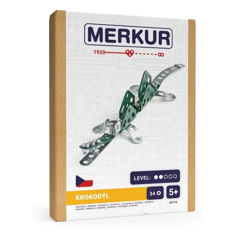 Merkur mini ZOO - krokodýl - 34 ks