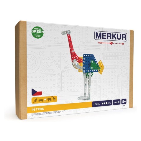 Merkur - ZOO - Pštros - 106 dílků