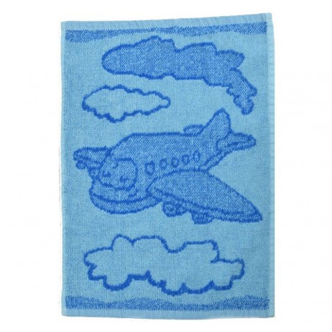 Dětský ručník Plane blue