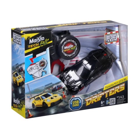 Maisto RC - MINI METAL DRIFTERS, Porsche 911 GT3 RS, 1:43, 2,4GHz, USB, XTR