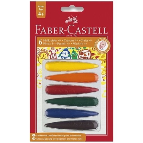 Pastelky Faber-Castell plastové 6 barev