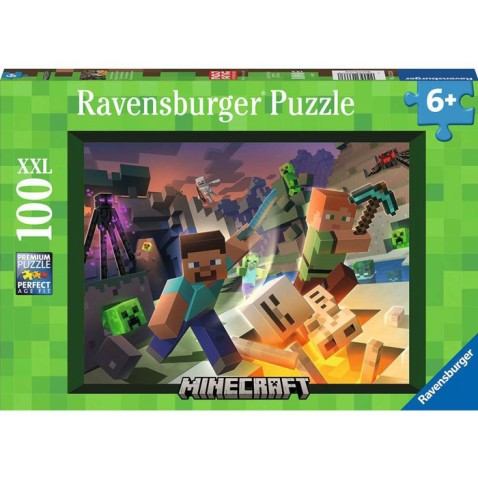 Puzzle monstra z Minecraftu XXL 100 dílků