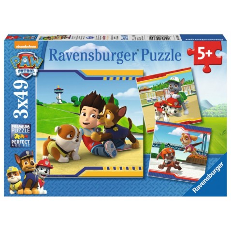 Puzzle Paw Patrol 3x49 dílků