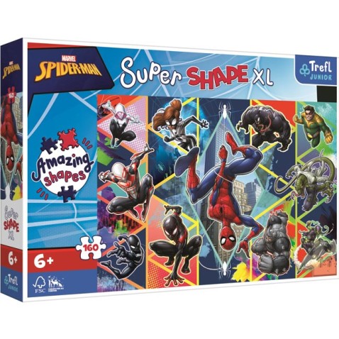 Puzzle Super Shape XL Spiderman 160 dílků