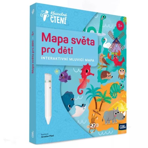 ALBI Kouzelné čtení Mapa světa pro děti