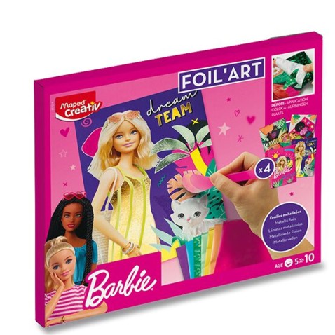 Kreativní tvoření Maped Creativ Barbie Foil´Art