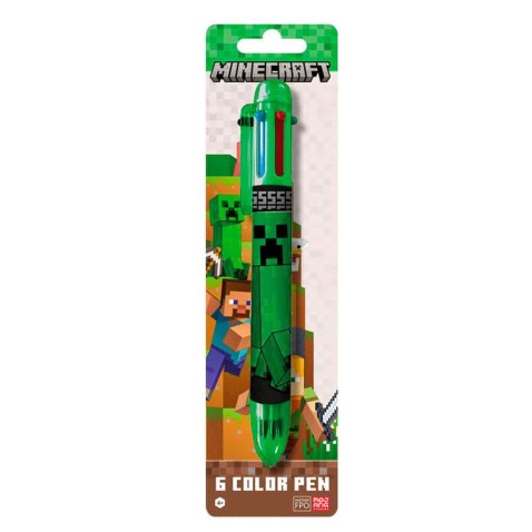 Kuličkové pero 6-barevné Minecraft