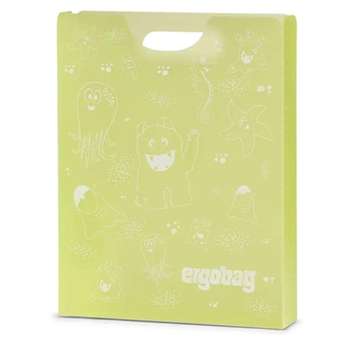 Desky na sešity A4 Ergobag Monster Yellow