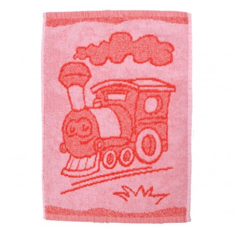 Dětský ručník Train red