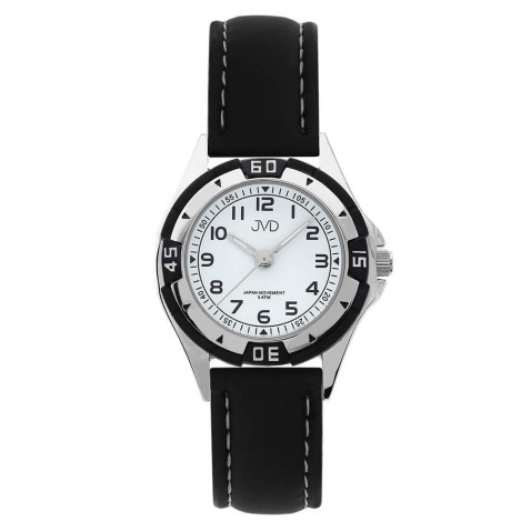Náramkové hodinky JVD Basic černo-bílé