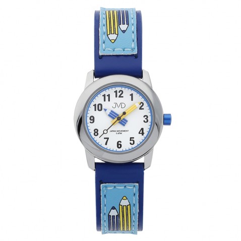 Náramkové hodinky JVD Basic modré Pastelky