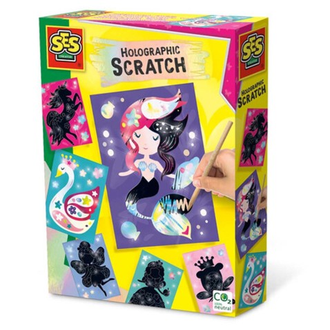 Holografický škrabací obrázek - víly