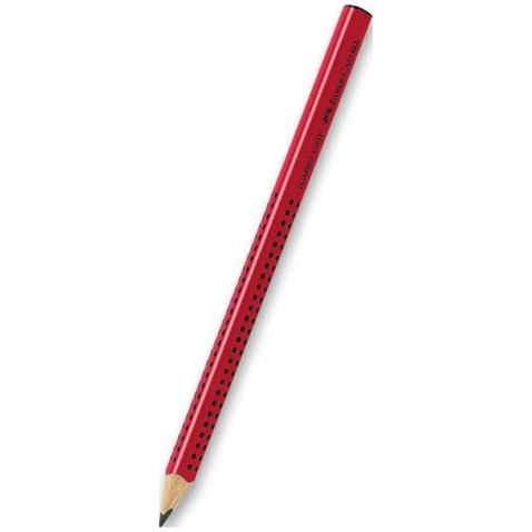 Grafitová tužka Faber-Castell Grip Jumbo tvrdost B červená