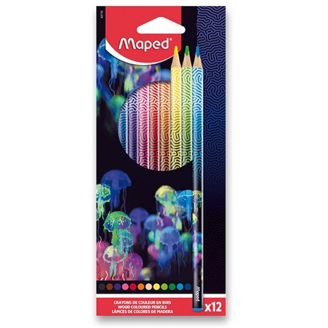Pastelky Maped Deepsea Paradise 12 ks
