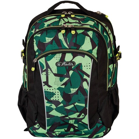 Školní batoh Herlitz Ultimate Zeleno - černý