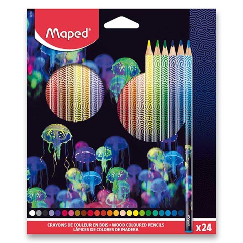 Pastelky Maped Deepsea Paradise 24 ks
