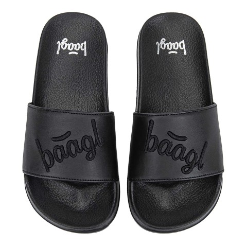 Pantofle BAAGL Logo Black vel. 34