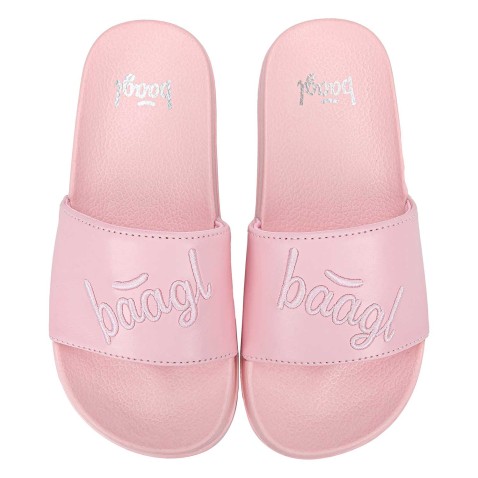 Pantofle BAAGL Logo Pink vel. 34