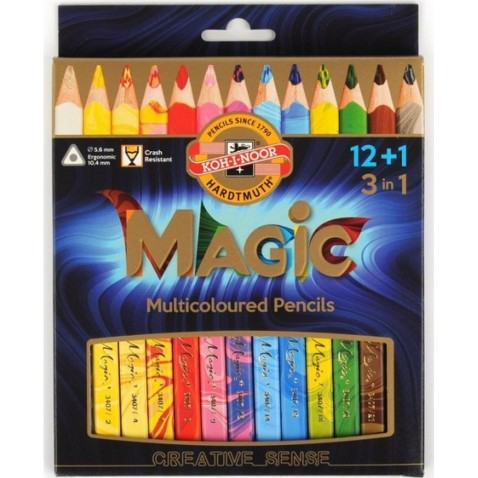 Pastelky KOH-I-NOOR Magic 12+1 ks