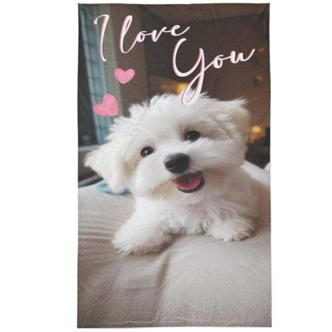 Dětská osuška Pejsek I love You