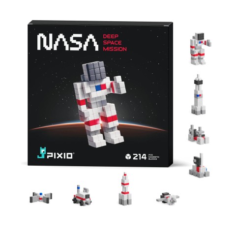 PIXIO magnetická stavebnice - NASA Space Mission - 214 ks