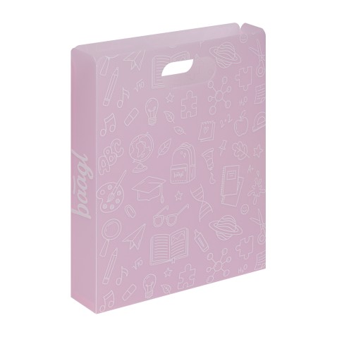 Plastové desky na školní sešity BAAGL School růžové