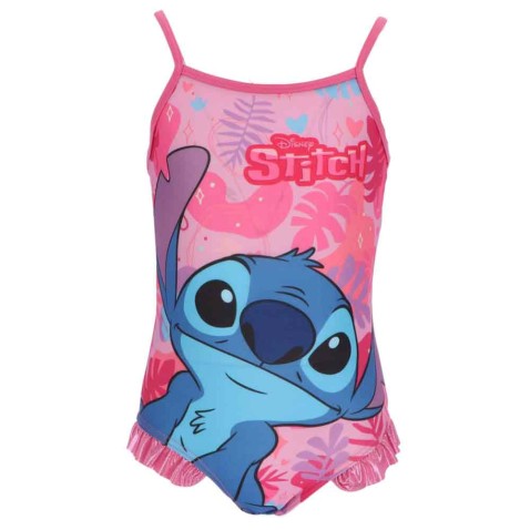 Dívčí plavky Stitch růžové